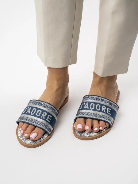 Damskie Klapki J'ADORE BLUE