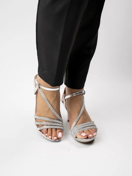 Sandały Blask Srebrny