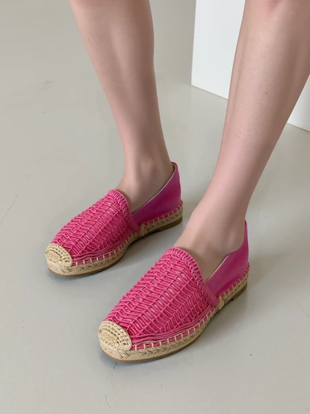 Espadryle Macramé FUSCHIA