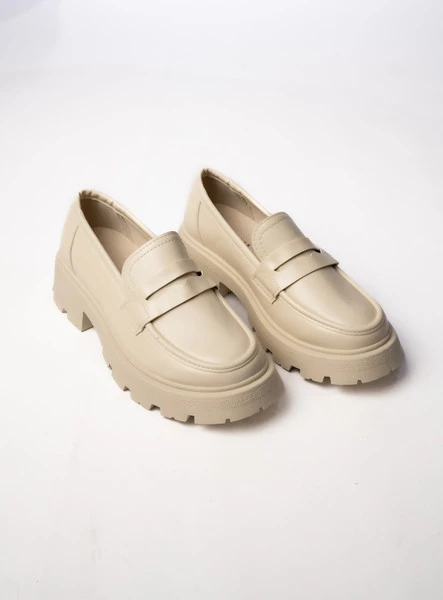 Damskie Mokasyny VIA GIULIA BEIGE