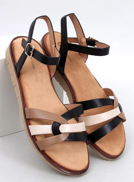 Sandałki damskie FREON BLACK