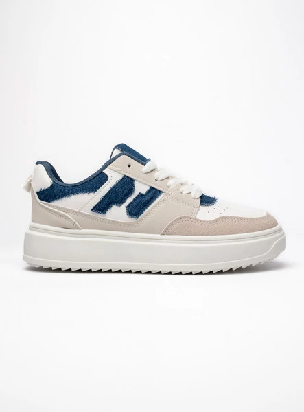 Damskie Sneakersy NORVIN – White/Blue