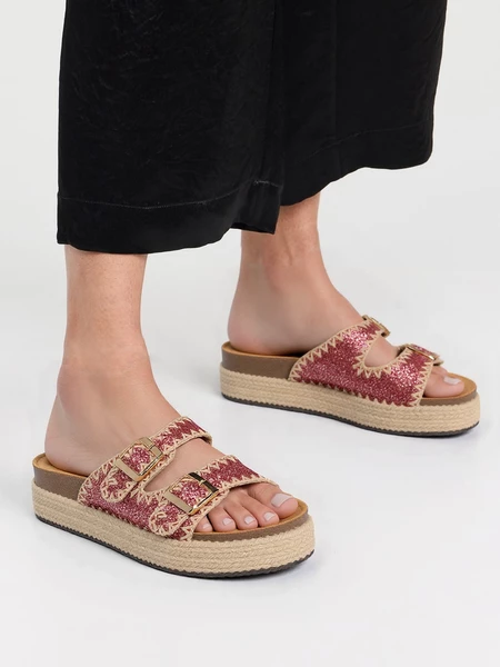 Trampki damskie eleganckie w kolorze Pink