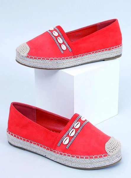 Espadryle z muszelkami OCEAN ORANGE