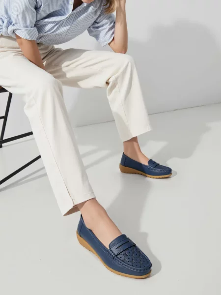 Damskie Mokasyny SIENA DARK BLUE