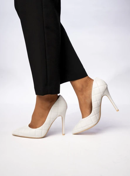 Damskie Czółenka NOVARA WHITE