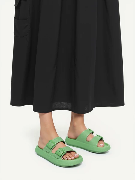Klapki Regulowane Verdo Zielone