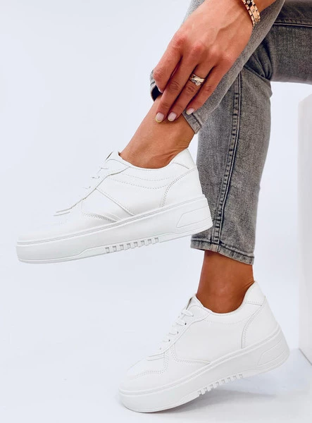 Sneakersy damskie LEES WHITE