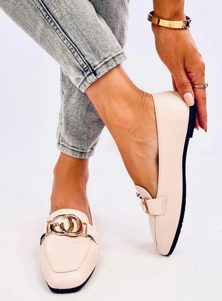 Mokasyny damskie ELISA NUDE