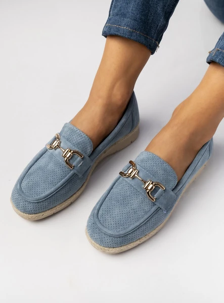 Damskie Mokasyny – Błękitne LARISA BLUE