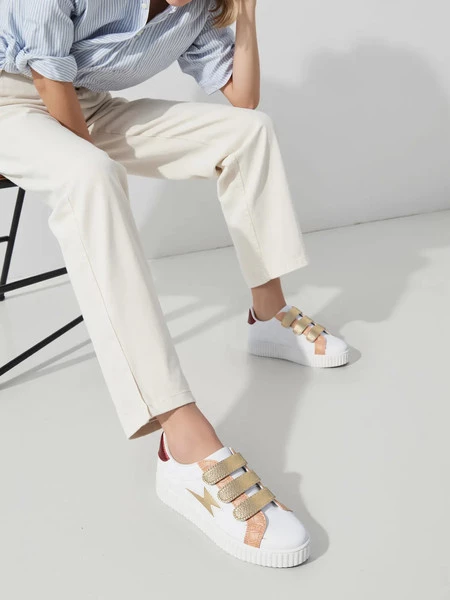 Damskie Sneakersy VOLTIA WHITE/PINK 