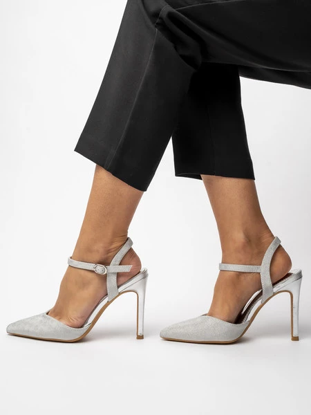 Damskie Szpilki KAYLA SILVER