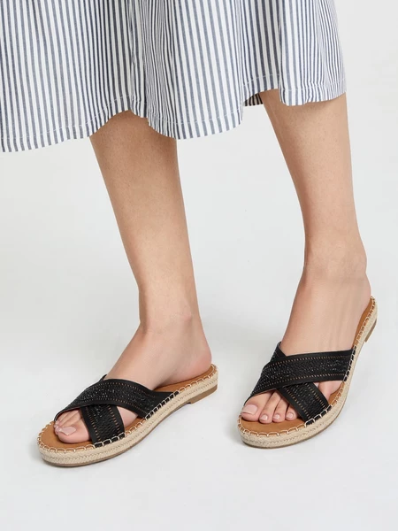 Damskie Klapki MIRA BLACK