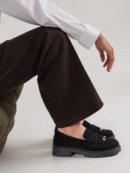 Damskie Mokasyny LOANA BLACK 