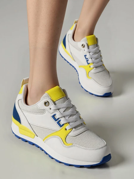 Sneakersy damskie GRINER WHITE 