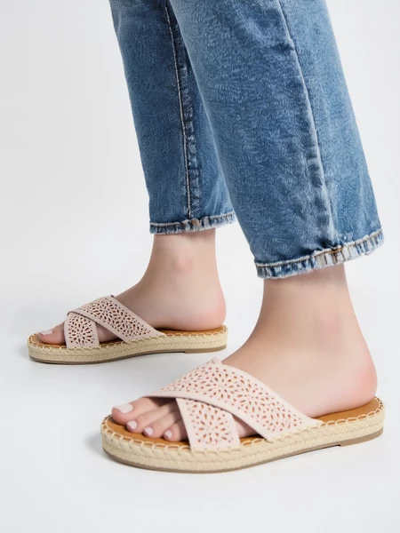 Damskie Klapki MIRA PINK