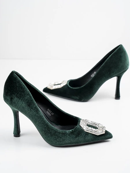 Czółenka Emily w kolorze Green