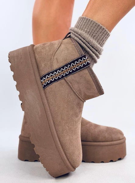 Śniegowce krótkie na platformie WEYAN KHAKI II GATUNEK