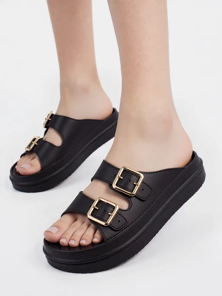 Czółenka damskie eleganckie w kolorze Black