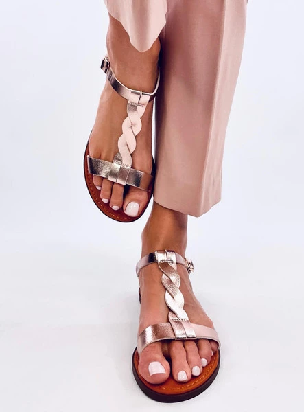 Sandałki damskie POURTA CHAMPAGNE