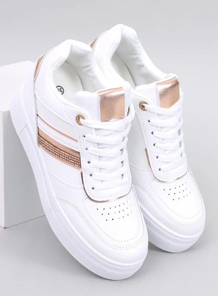 Sneakersy na koturnie EYSON WHITE/CHAMPAGNE