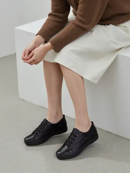 Damskie Sneakersy BELVIO BLACK