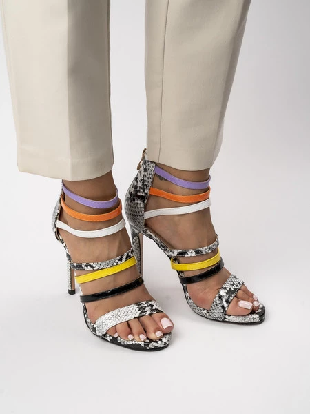 Sandały Kira BLACK AND WHITE