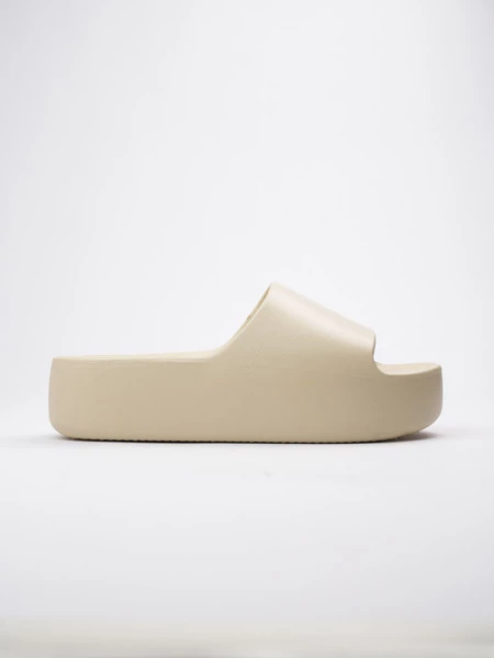 Klapki Plaza Beżowe