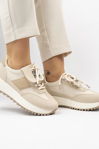 Damskie Sneakersy FLOW BEIGE