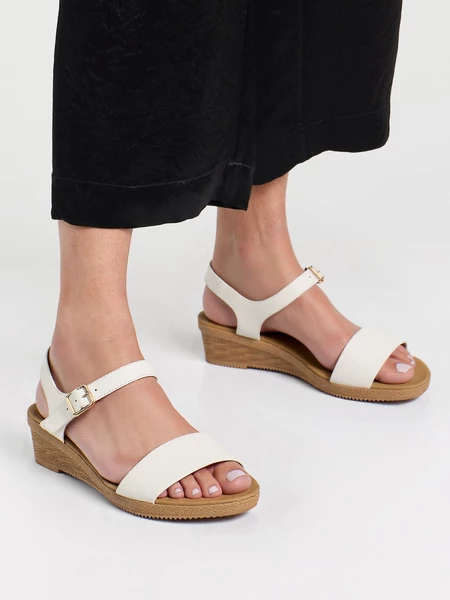 Damskie Sandały AURA White