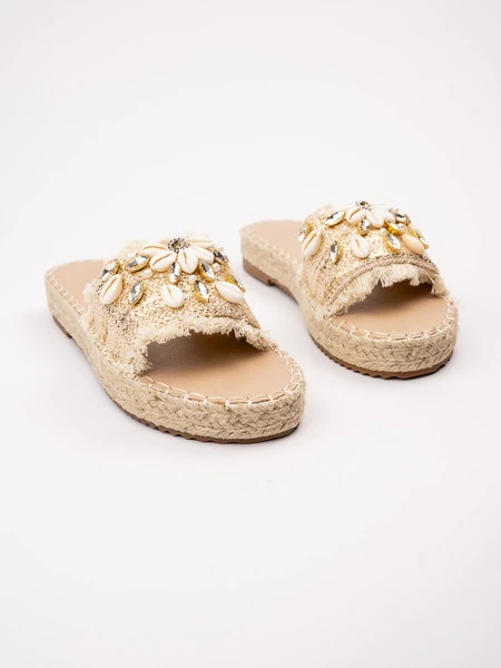Klapki Boho Chicl GOLD