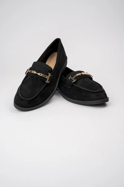 Damskie Mokasyny ALEXA BLACK – Nowoczesny Charakter z Eleganckim Detalem