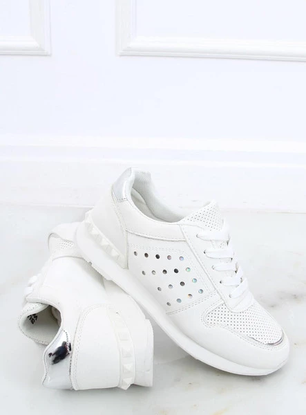 Buty sportowe sneakersy damskie BARKSS WHITE