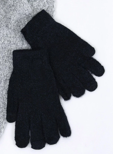 Rękawiczki damskie dotykowe LAVIA CZARNE