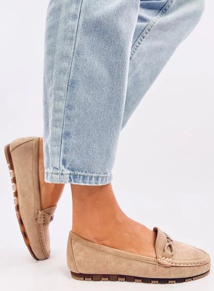 Mokasyny damskie SAGA KHAKI