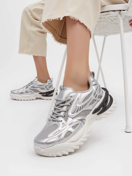 Damskie Sneakersy ZERON SILVER