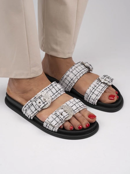 Kozaki damskie eleganckie w kolorze White