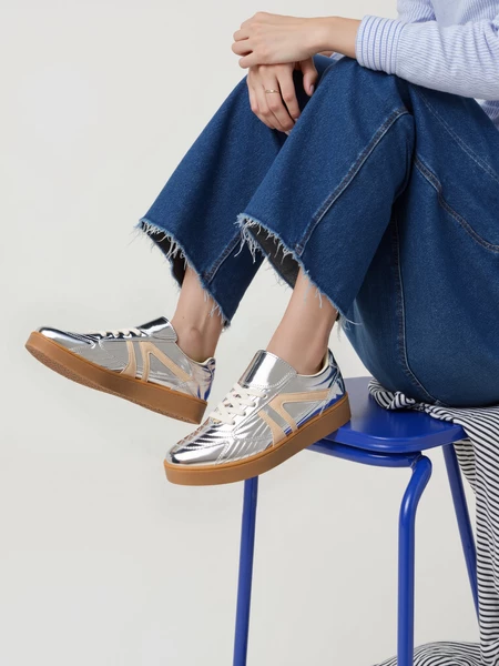 Damskie Sneakersy XERON – SILVER 