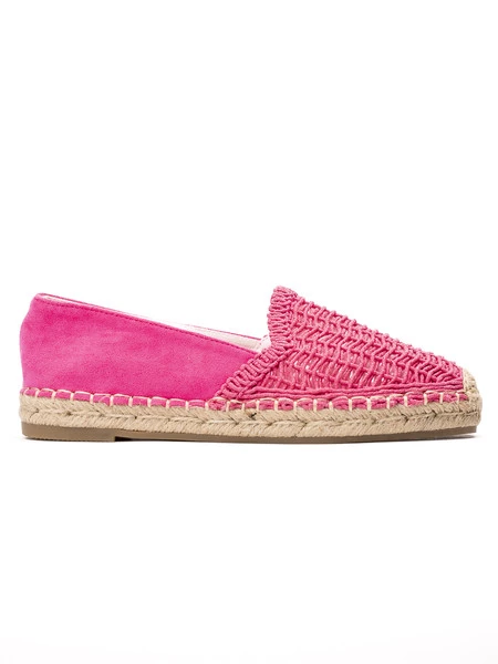 Espadryle Macramé FUSCHIA