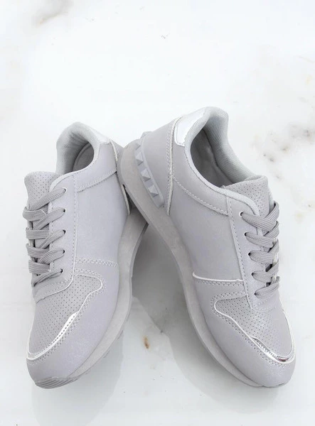 Buty sportowe sneakersy damskie BARKSS GREY