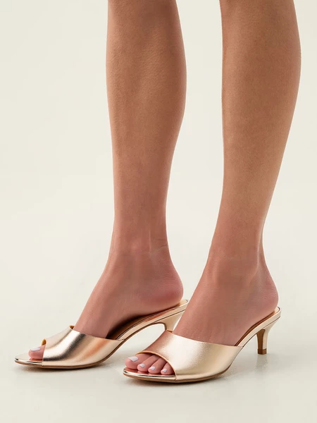 Damskie Klapki KARA CHAMPAGNE