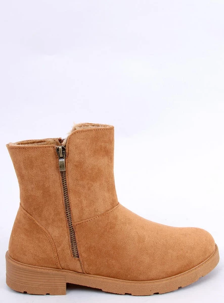 Botki płaskie KALLEN CAMEL