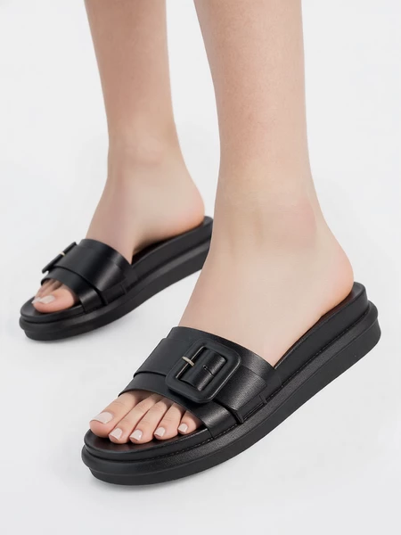 Damskie Klapki CAMILA BLACK