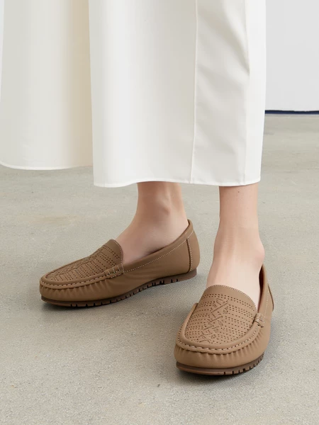 Mokasyny Naturia Beige