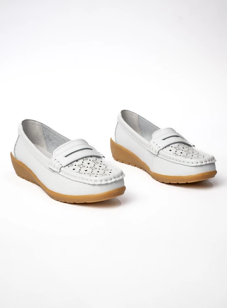 Damskie Mokasyny SIENA WHITE