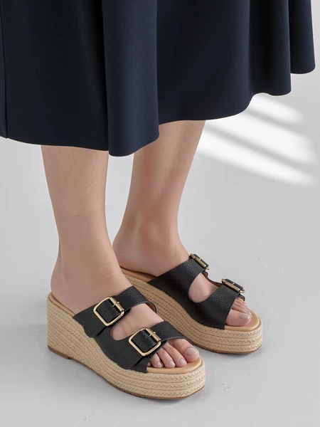 Klapki Eleganzia Czarne