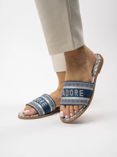 Damskie Klapki J'ADORE BLUE