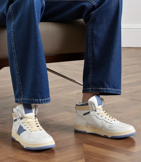 Damskie Sneakersy Wysokie RUBIO BLUE