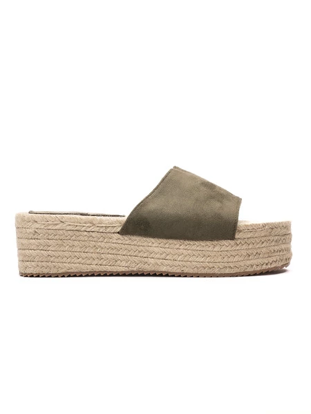 Klapki na platformie ESTILO Green