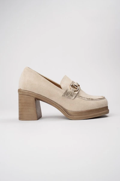 Damskie Loafersy ROYCE BEIGE